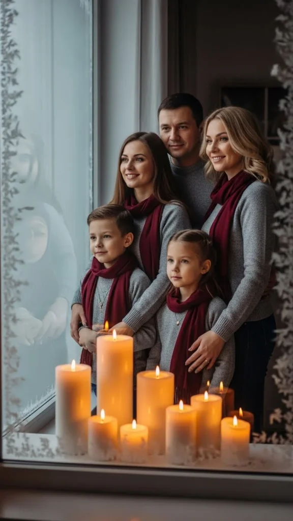 12. Chic Gray and Burgundy Combo