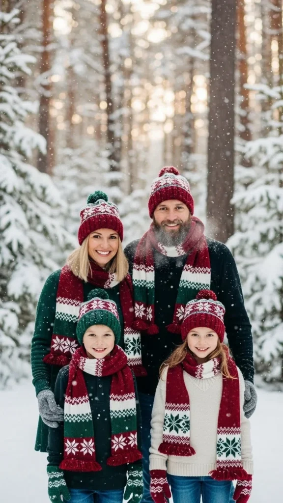 13. Matching Beanies and Scarves