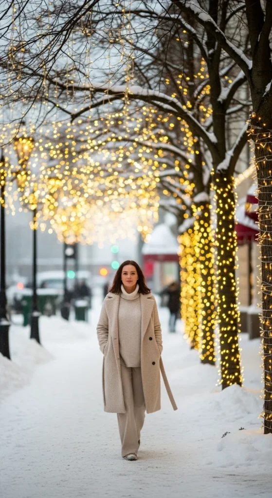 22. Chic Monochrome Beige Look