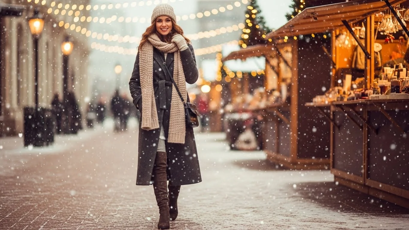 24 Chic Winter Christmas Outfits That Keep You Warm in Style