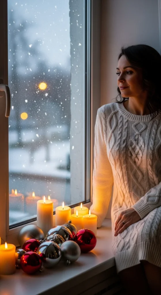 5. White Cable Knit Dress