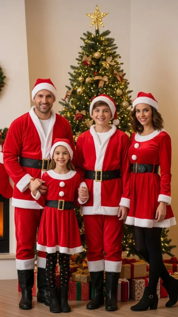 7. Santa-Inspired Outfits