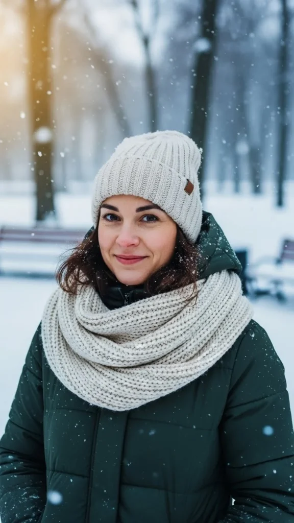 10. Dark Green Puffer Jacket