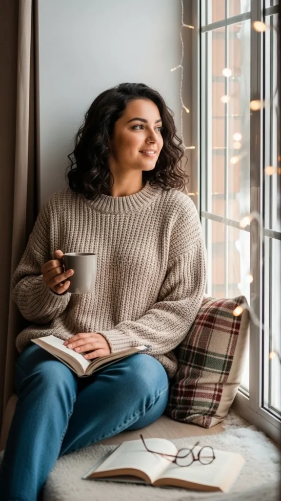 11. Oversized Knit With Straight-Leg Pants