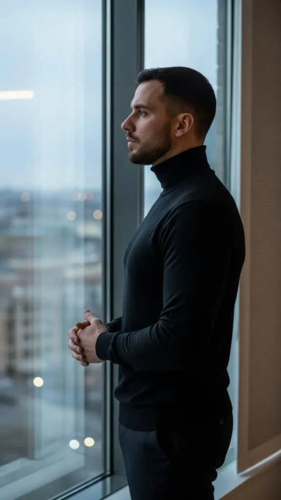 11. Turtlenecks and Tailored Pants