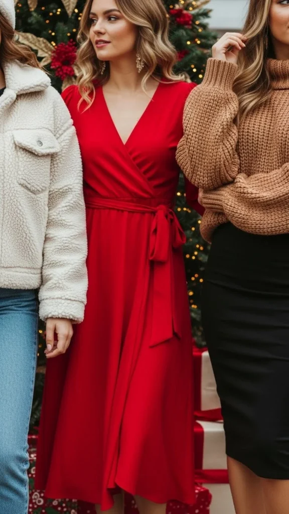 13. Chunky Knit + Midi Pencil Skirt