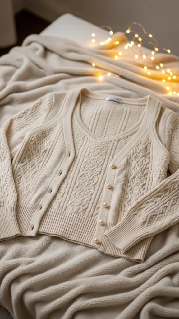 13. Cozy Cardigan Set