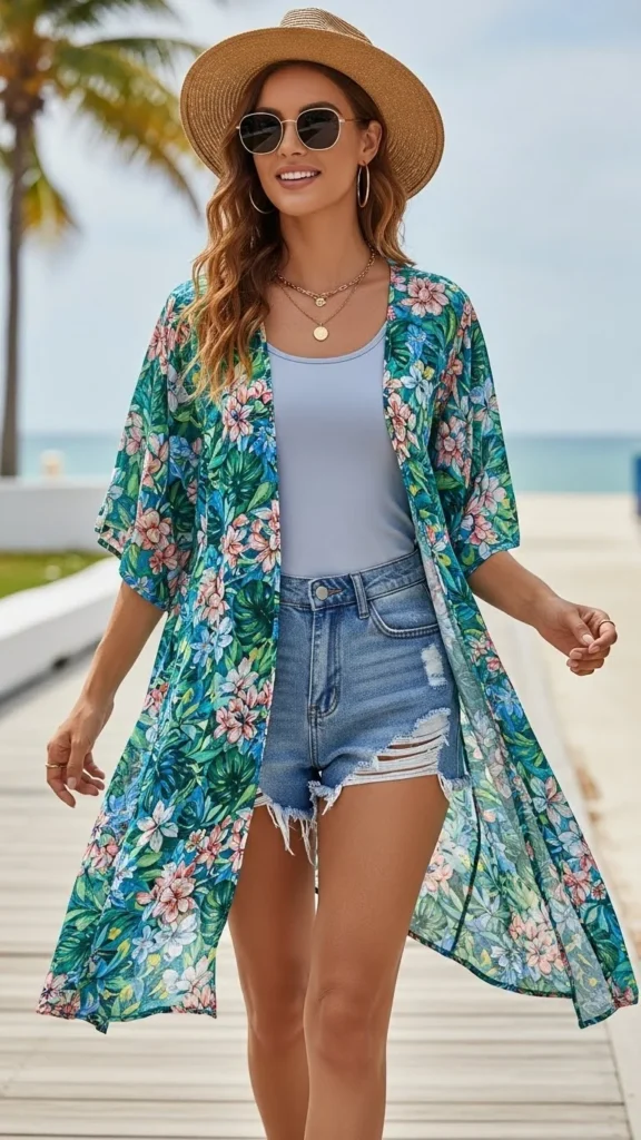 14. Lightweight Kimono Over Basics