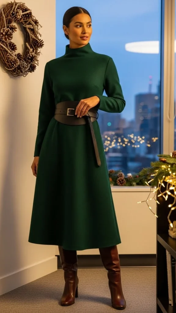15. Belted Dress for Defined Shape