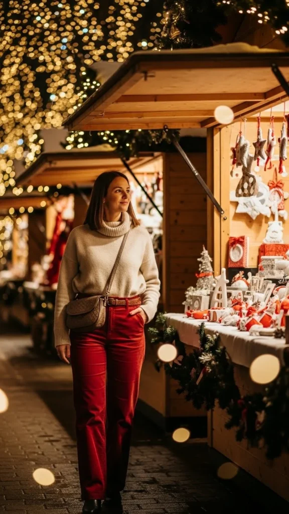 16. Red Corduroy Pants