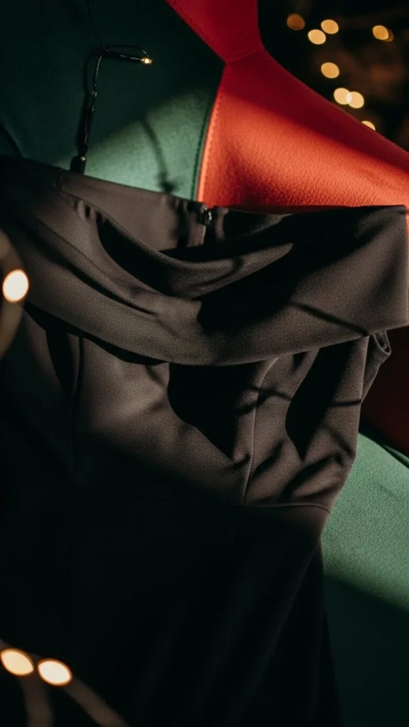 16. The Black Off-Shoulder Dress