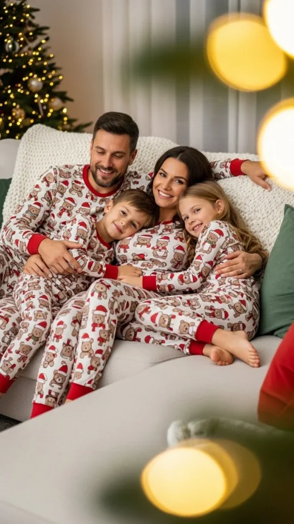 18. Bear Print Cozy Look