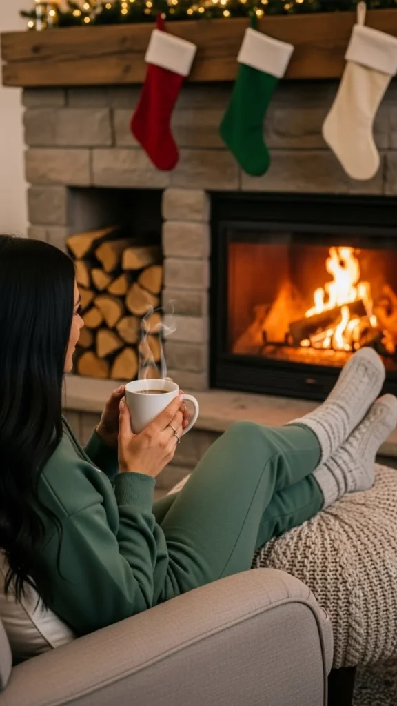 19. Green Hoodie and Joggers