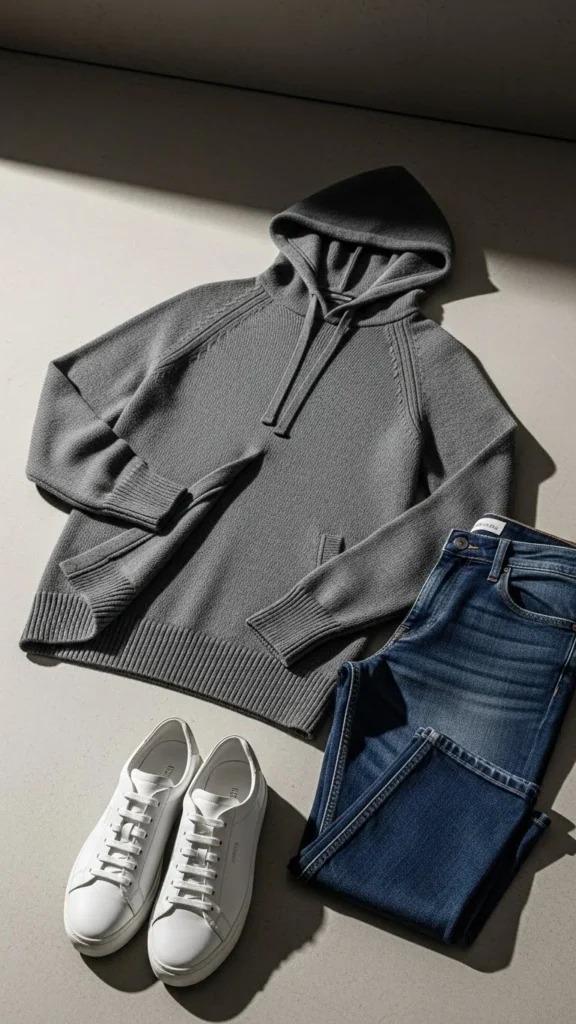 19. Hoodie-Style Sweater Casual Fit
