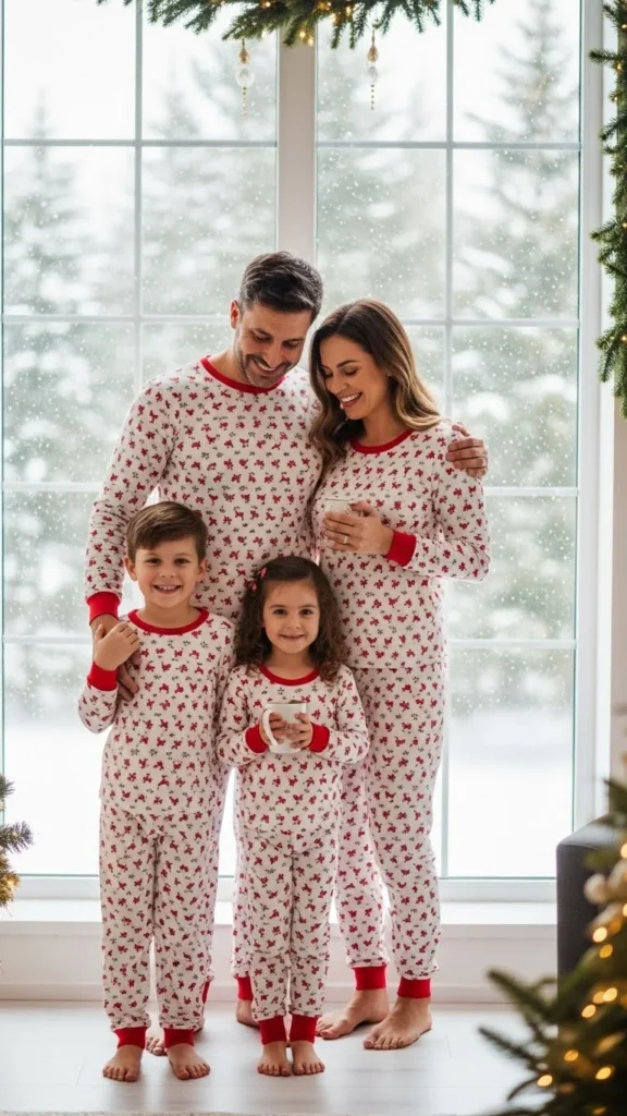 2. Soft White with Red Accents