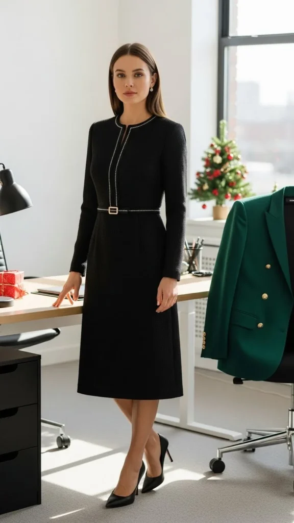 2. Tailored Blazer in Seasonal Tones