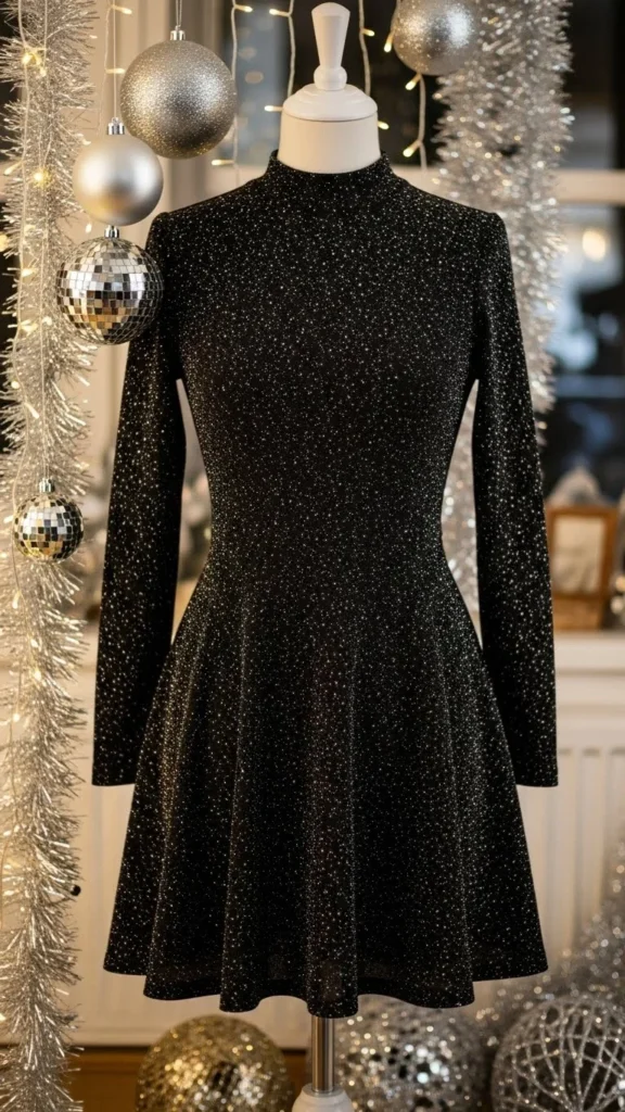 20. The Black Glitter Mini