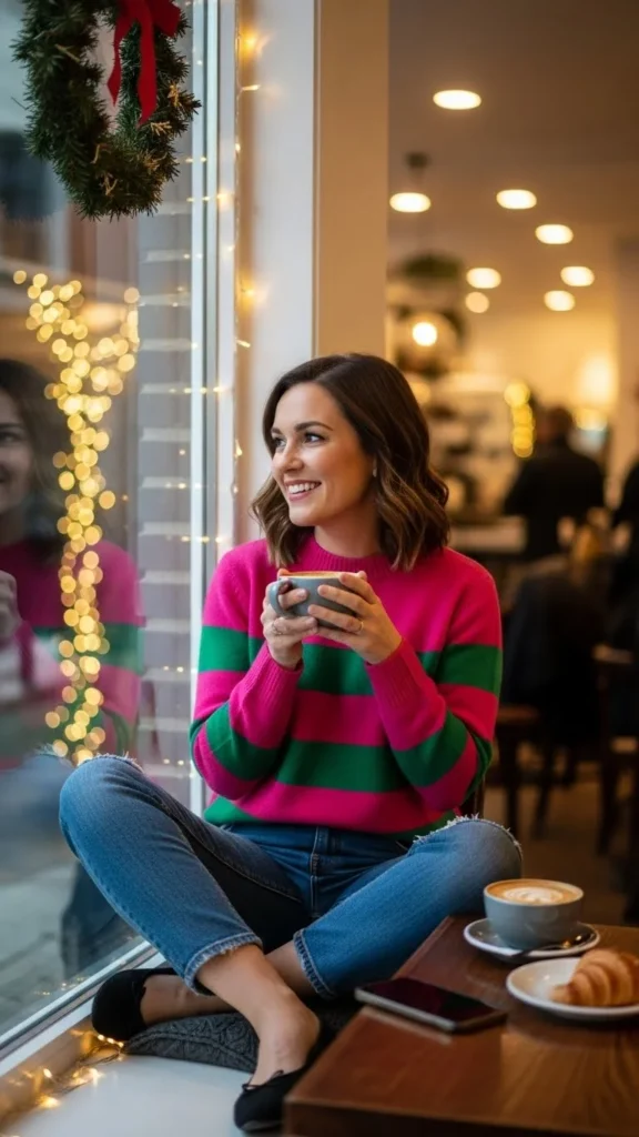 23. Bright Candy-Colored Sweater