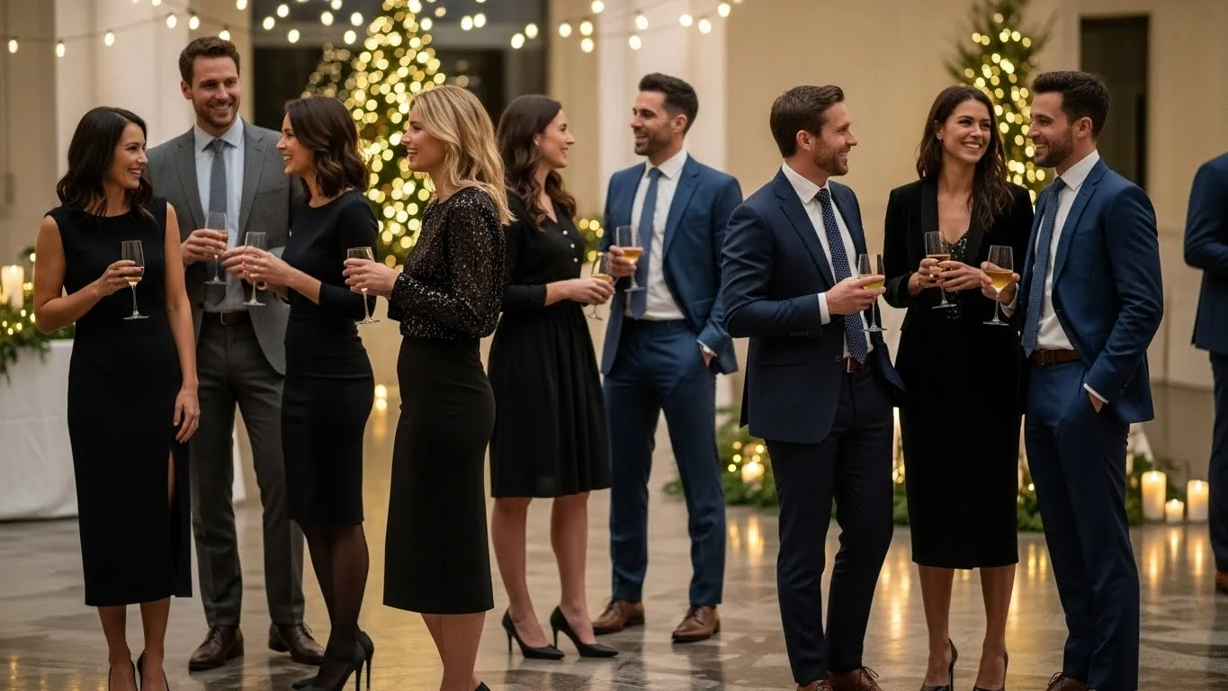 24 Elegant Work Christmas Party Outfits That Balance Fun and Formal