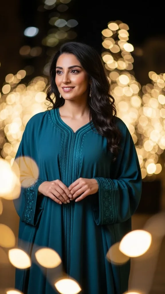 24. Maxi Abaya or Kaftan With Soft Accessories