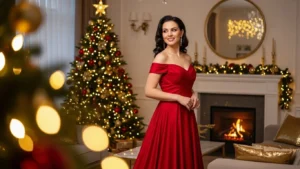 25 Striking Red Dress Christmas Outfits That Scream Confidence
