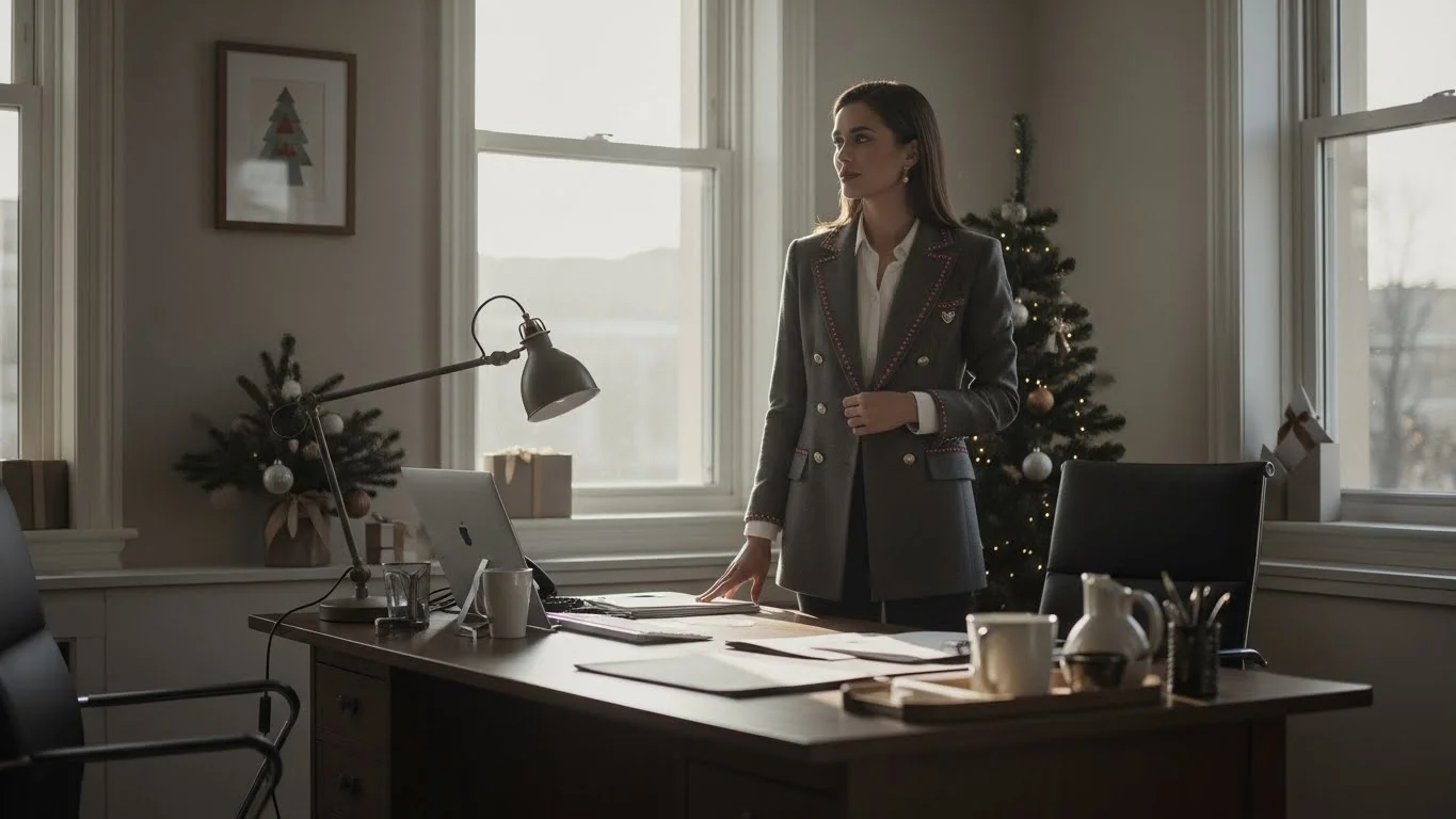 25 Stylish Office Christmas Outfits That Keep Things Professional