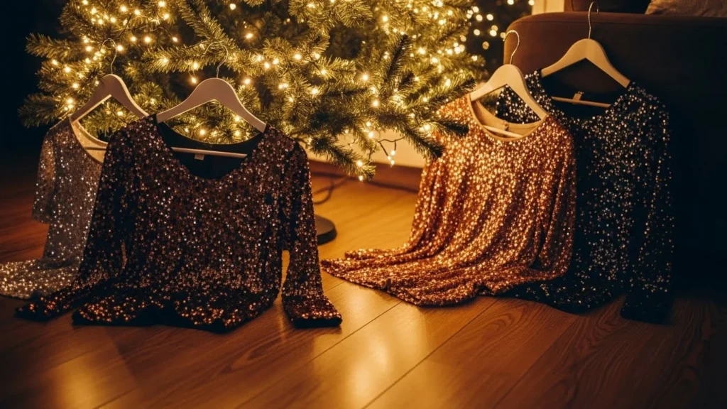 26 Sparkly Christmas Outfits That Shine Brighter Than the Tree