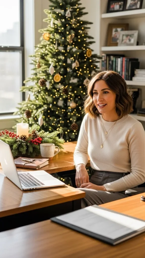 3. Knit Sweater With Structured Trousers