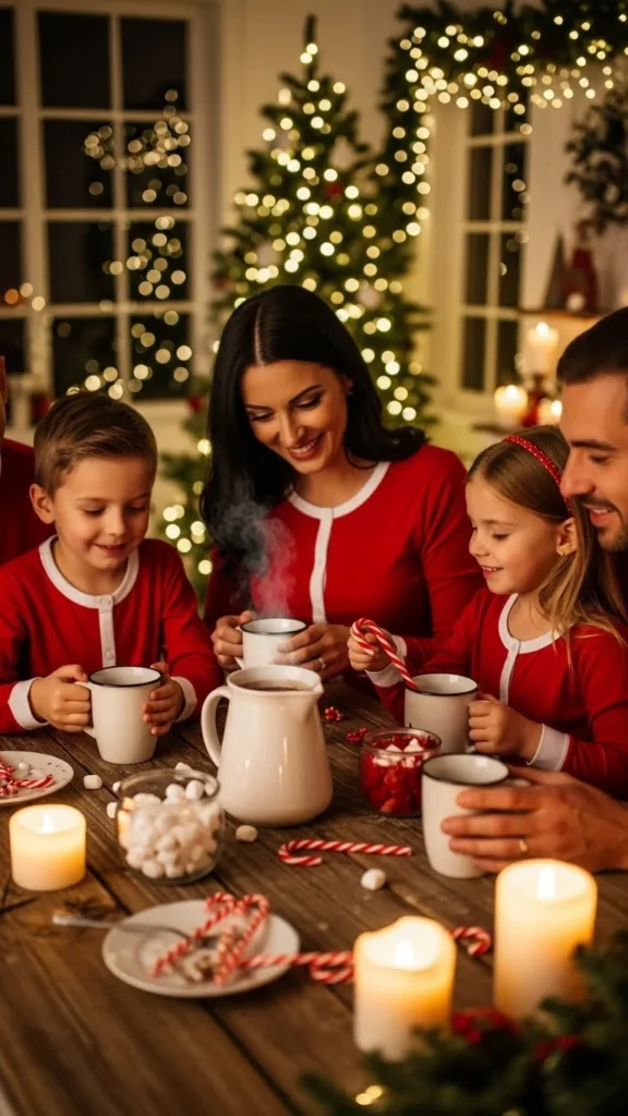 4. Red Pajamas with White Trim