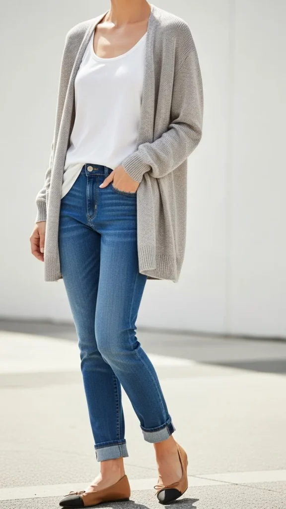 5. Midi Skirt with a Casual Tee