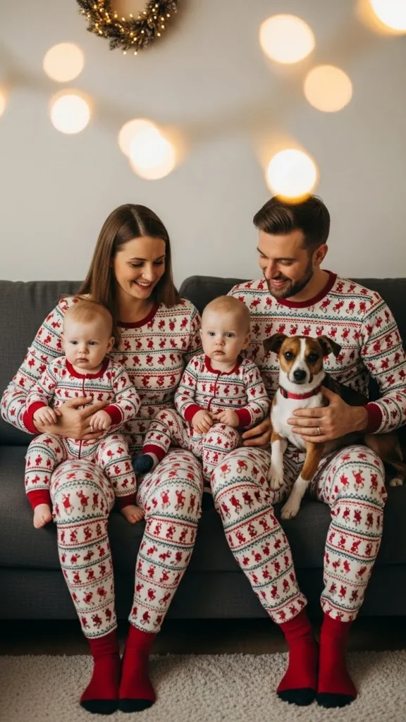 5. Reindeer Print Family Look