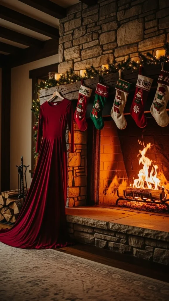 6. The Burgundy Long-Sleeve Bodycon