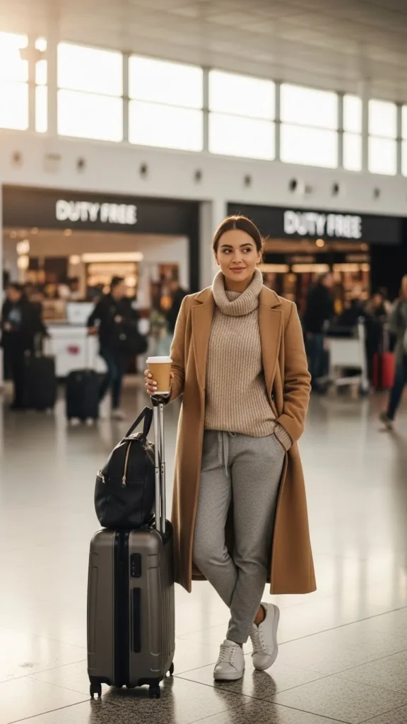 6. Winter Travel Outfit