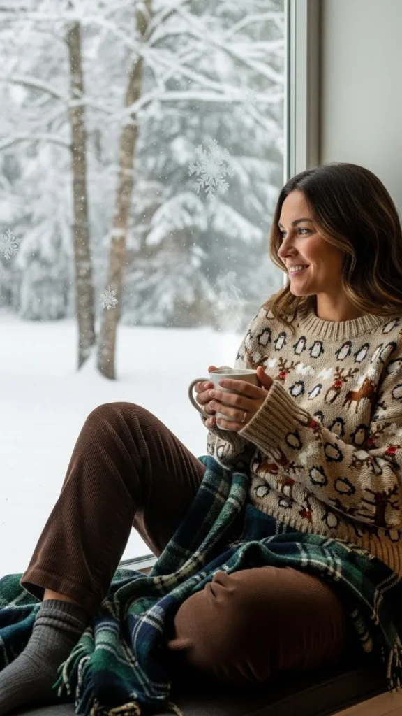 8. Cute Animal Print Sweater