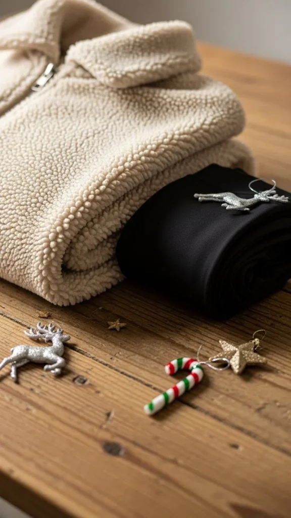 9. Sherpa Jacket + Leggings