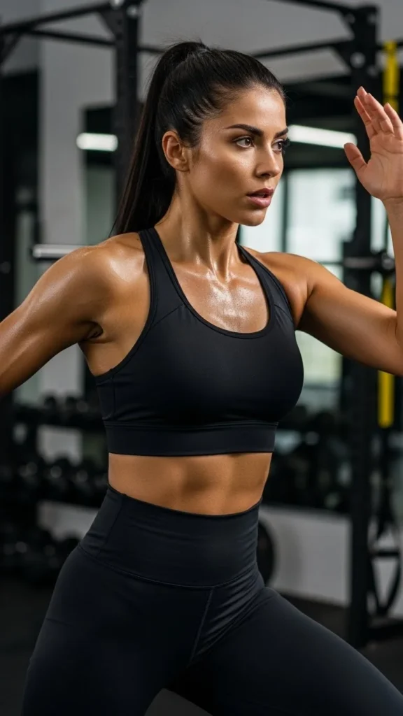 All-Black Training Outfit