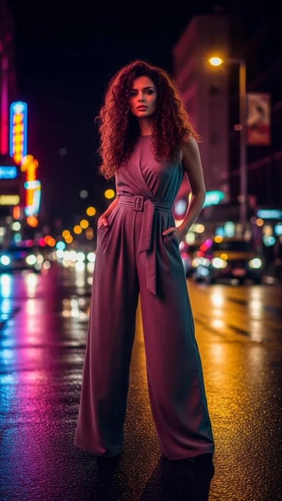 Jumpsuit with Defined Waist
