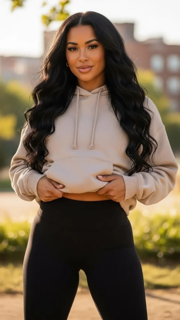 Neutral Hoodie with Leggings