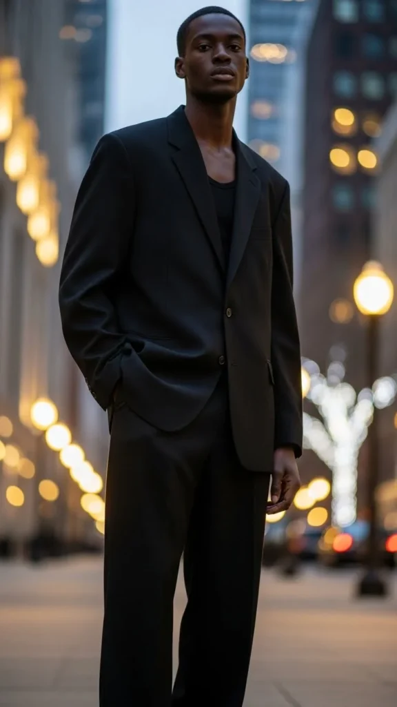 12. Black Suit Without the Office Feel