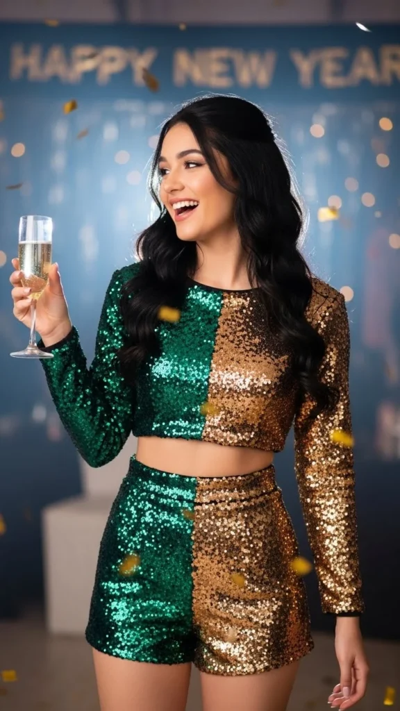 13. Two-Tone Sequin Co-Ord