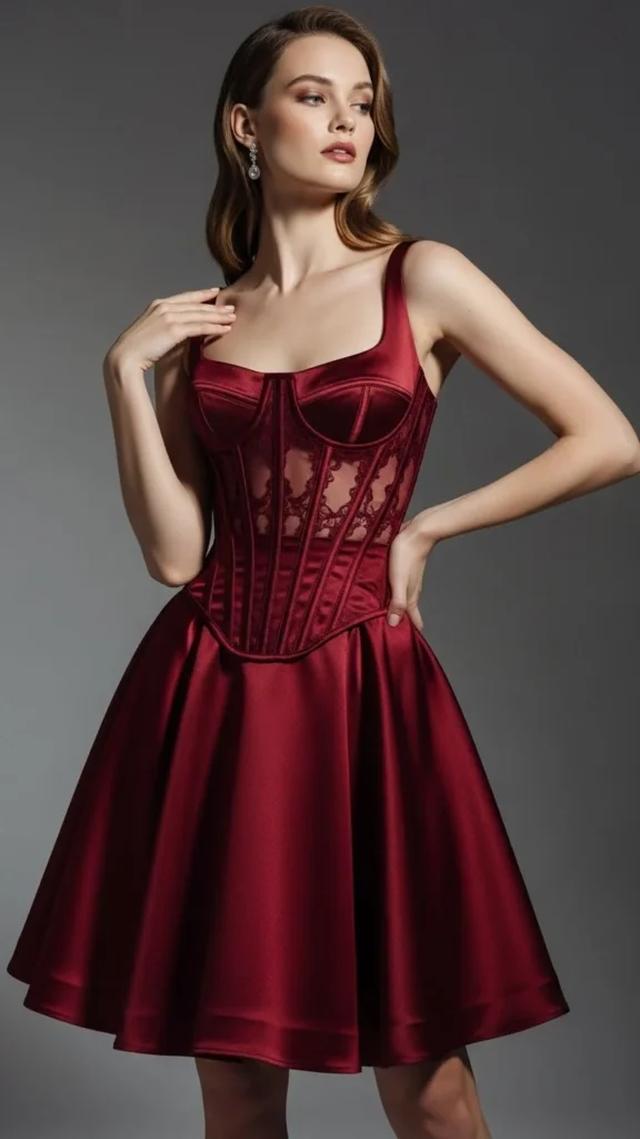 14. Corset-Style Dress