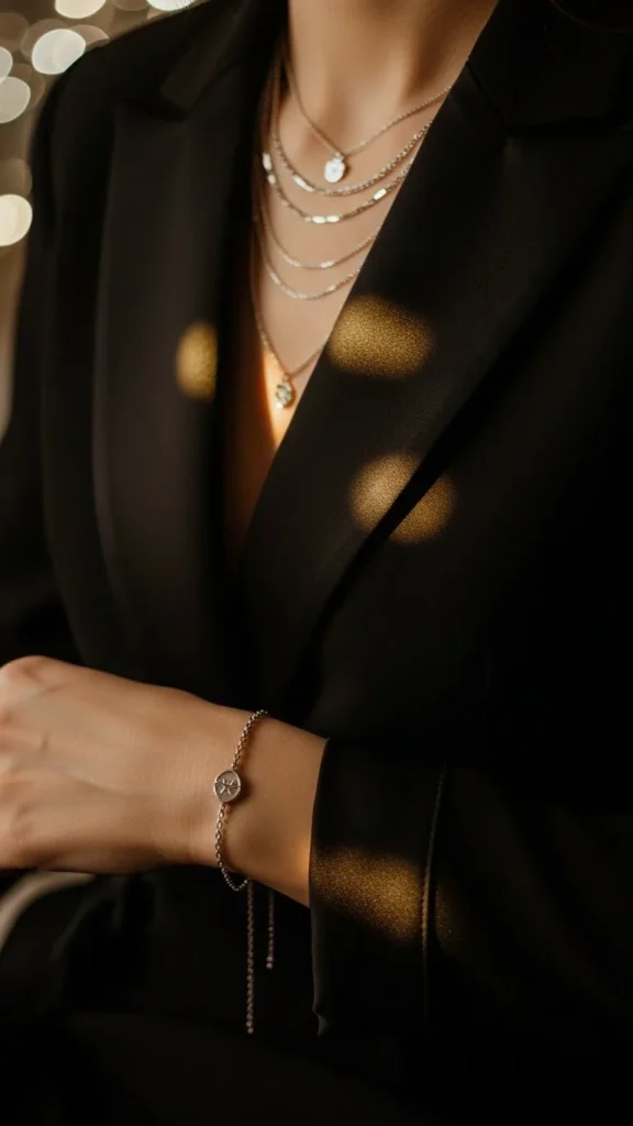 16. All-Black With One Metallic Accent