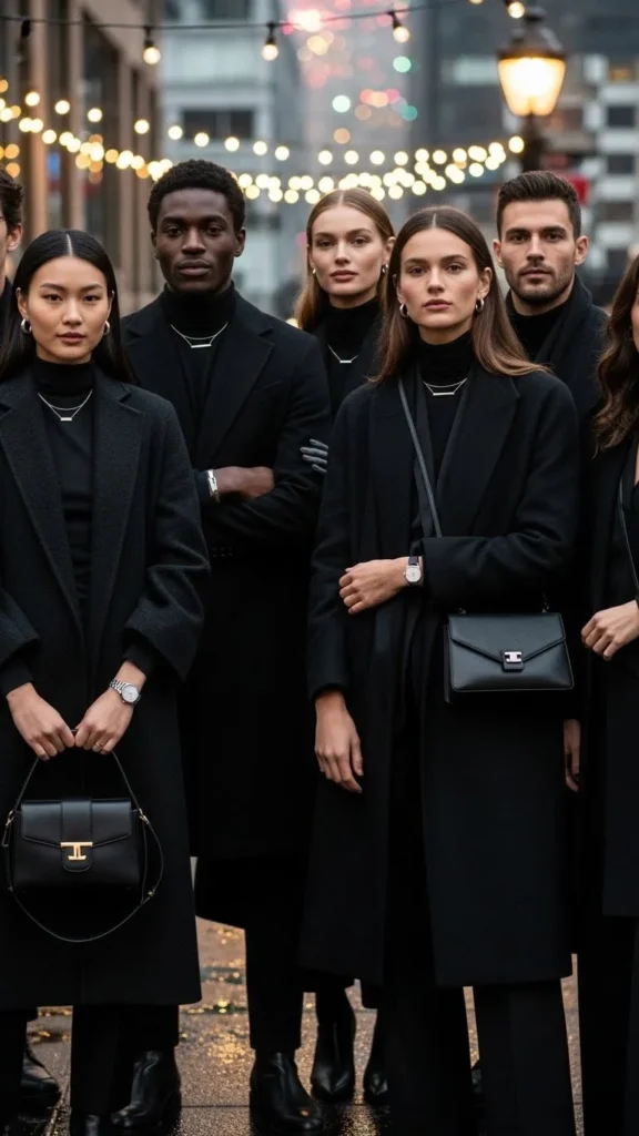 19. Black Layered Neutrals