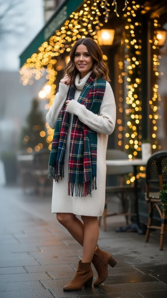 2. Dress Up Cozy Dresses