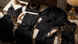 24 Classy Black and Gold New Year Outfits That Scream Luxury