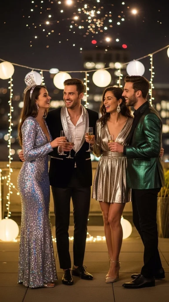 Glitter New Year Outfits