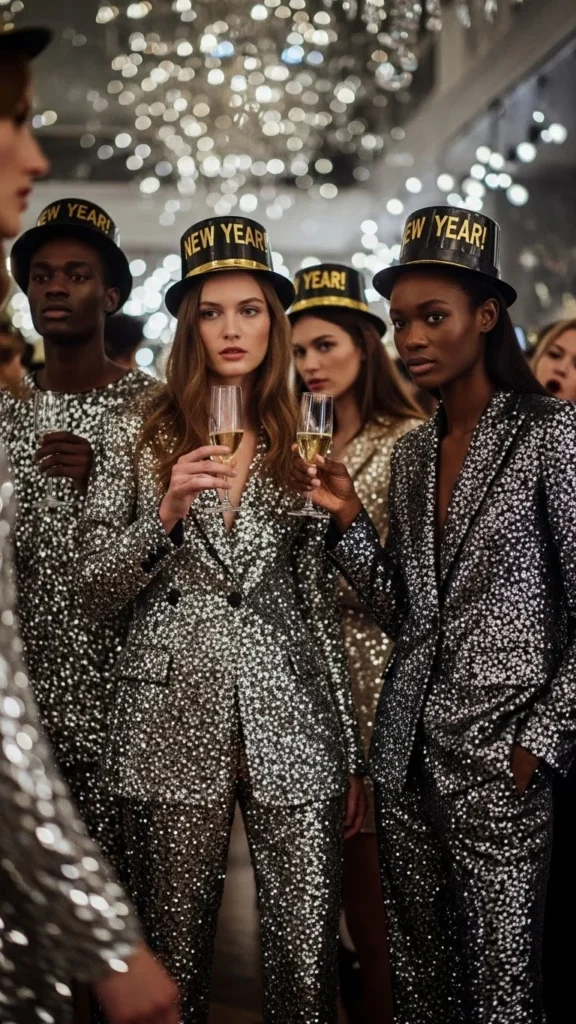 Sequin New Year Outfits